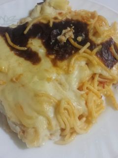 صورة لوصفة سباغيتي بالبيشاميل