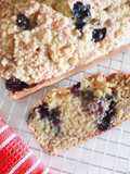 Blueberries Cake with Crumble