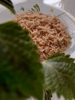 عکسی از دستور زیره پلو شیرین(به زبان عربی امحَمَر)😋