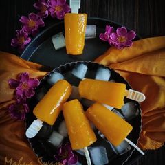Mango Lassi Popsicles A picture of Mango Lassi Popsicles.