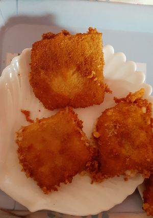 A picture of Baked cheese.