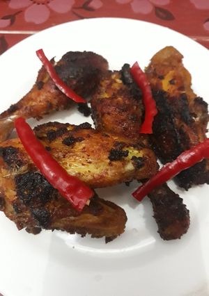 Foto resep #ayam goreng rasa bakar#