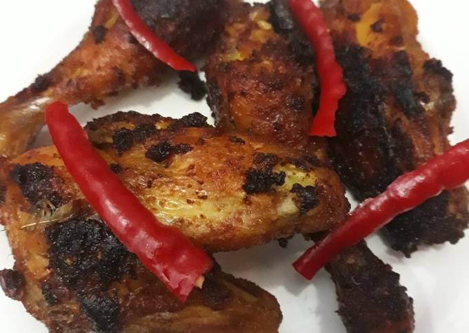 #ayam goreng rasa bakar#