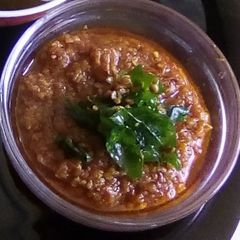 A picture of Sizzled spicy chutney.