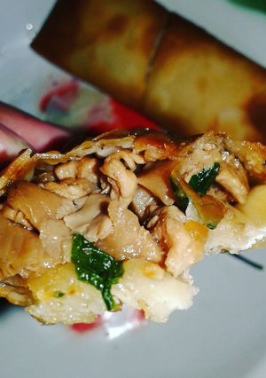 Foto resep Lumpia ayam jamur simple