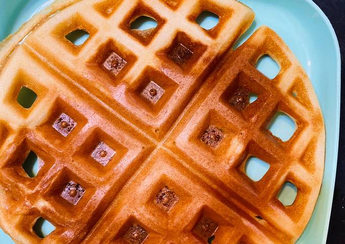 Easy quick Waffles 🧇 kids friendly !