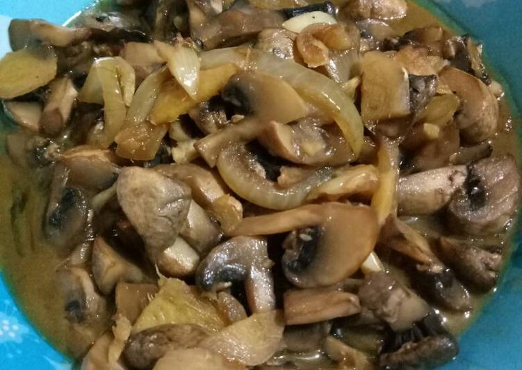 Resep Jamur kancing saus tiram yang sempurna