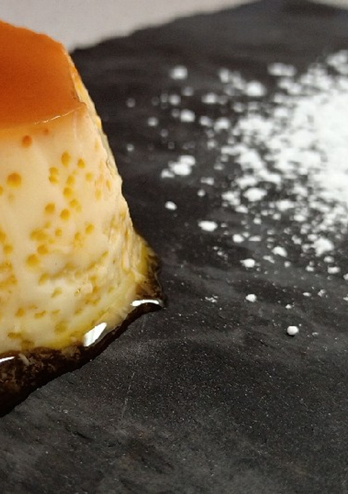 Una foto de Flan de Huevo