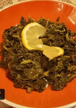 O poză a rețetei Salată de blită fiartă (verdeață).