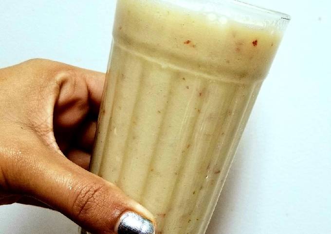 Simple Way to Make Speedy Apple Dates Milkshake(No sugar)