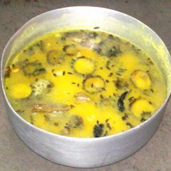 A picture of Bitter gourd dal.