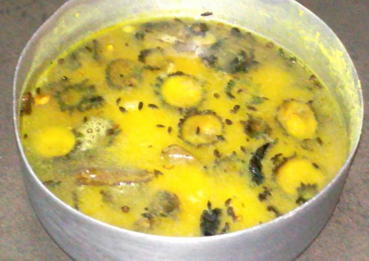 Recipe: Yummy Bitter gourd dal