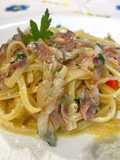 Linguine alla Gricia a Modo Mio allo Zafferano
