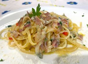 Foto di Linguine alla Gricia a Modo Mio allo Zafferano