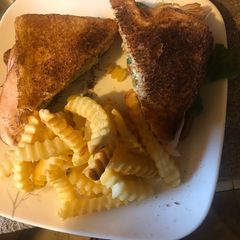 Gouda turkey club A picture of Gouda turkey club.