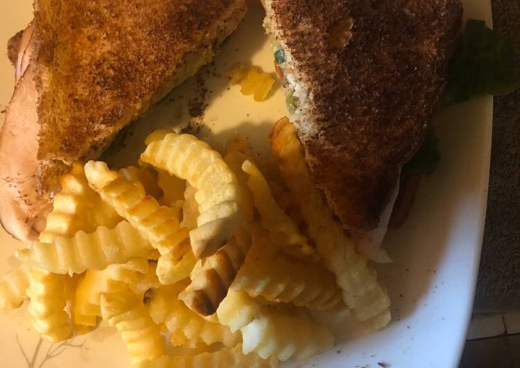 Recipe of Quick Gouda turkey club