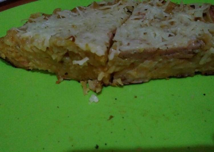 Langkah Mudah untuk Menyiapkan Pizza mie (another taste of Indomie 😍) #bekalPraktis yang Lezat Sekali