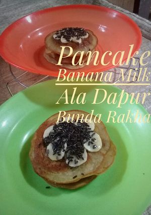 Foto resep Pancake Banana Susu Simpel