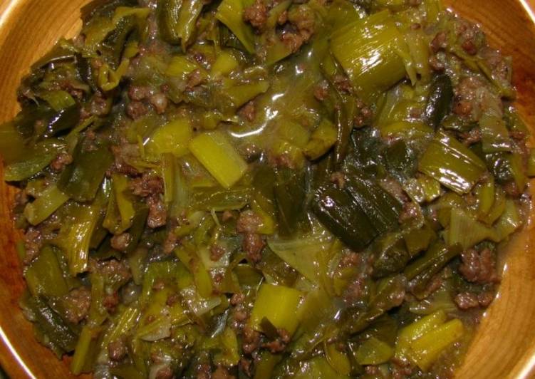 Recipe of Quick Kurrat (leek stew)