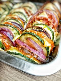 Una foto de Ratatouille al horno