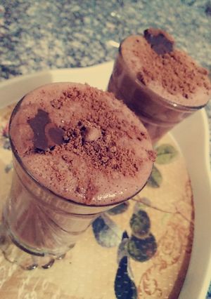 صورة لوصفة ميلك شيك شوكليت 🍫🍫