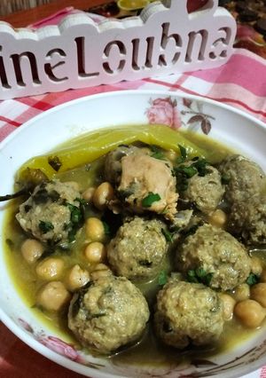 صورة لوصفة كفتة الدجاج بالحمص