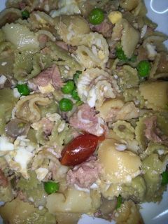 Una foto de Ensalada de pasta de margaritas