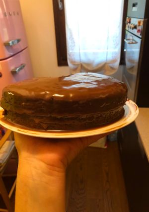 Foto di Torta cioccolatosa con le uova di Pasqua 🐣