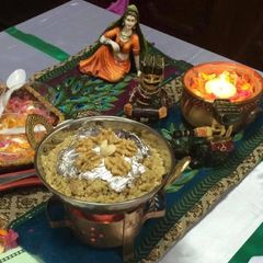 A picture of Walnut and Cashew Nut Halwa { Akhrot and Kaju Halwa } Winter special.