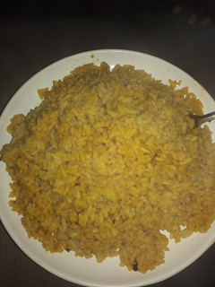 A picture of My red oil rice.
