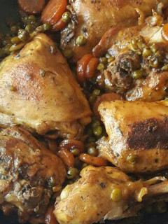 Una foto de Pollo con polvos barbacoa