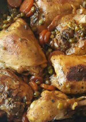 Una foto de Pollo con polvos barbacoa