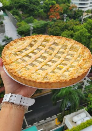 Una foto de Pastafrola de batata 🧡🌼