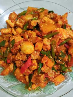 Foto resep Sambal Kentang Tahu Tempe Telur Puyuh Udang Buncis Balado