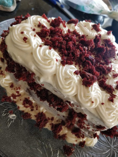A picture of Red velvet cake.