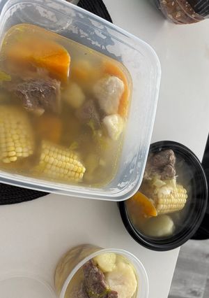 Una foto de Sopa de Res