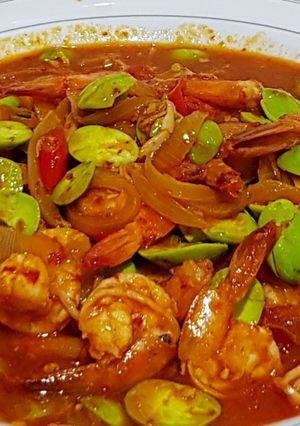 Foto resep Udang Sambal Pete😋