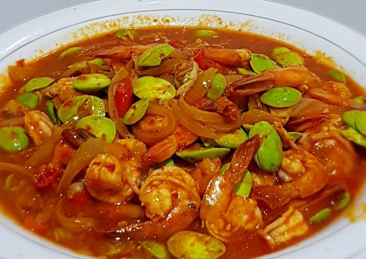 Langkah Mudah untuk Menyiapkan Udang Sambal Pete😋 Anti Gagal