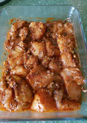 Una foto de Adobo para pollo imperio