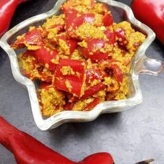 Red chilli aachar A picture of Red chilli aachar.