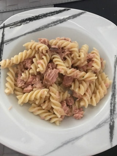 Una foto de Pasta con atún