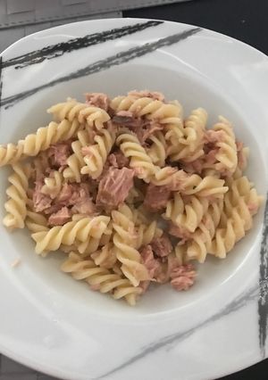 Una foto de Pasta con atún