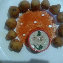 A picture of Rice bonda.