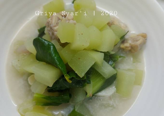 Bobor Labu Siam Pokcoy