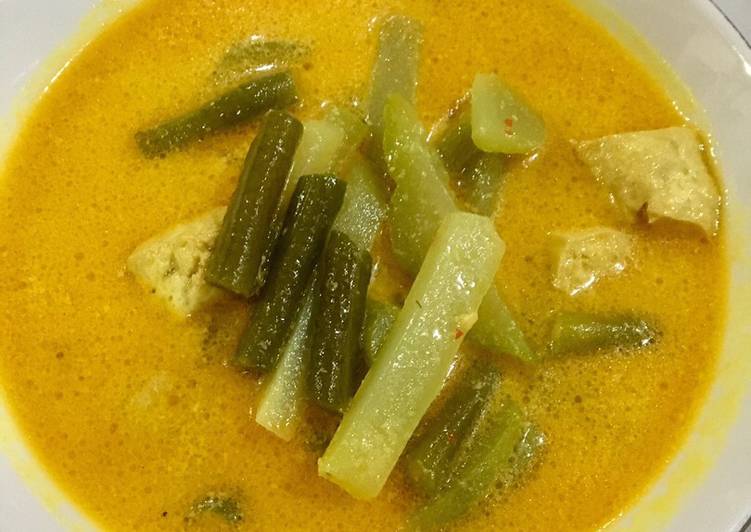 Sayur Lodeh Labu siam+Kacang panjang