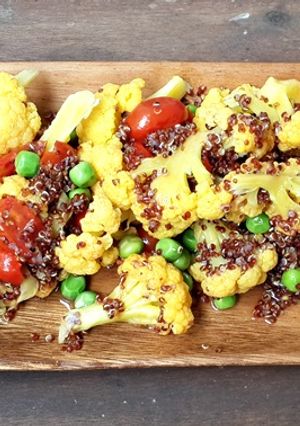 藜麥蕃茄花椰菜溫沙拉 (原味餐食譜 娜娜媽) 的食譜成品照片