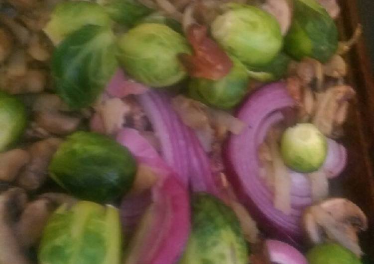Recipe: Yummy Baked brussel sprouts