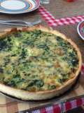 Quiche de espinaca y pollo