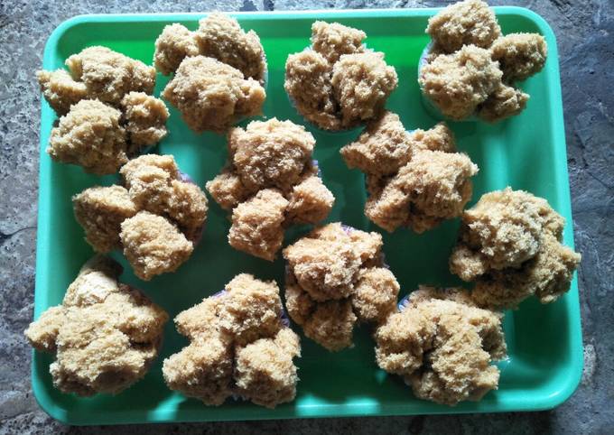 Resep Bolu kukus gula merah merekah Anti Gagal