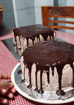 Foto resep Resep Black forest lembut & butter cream yg lembut n creamy